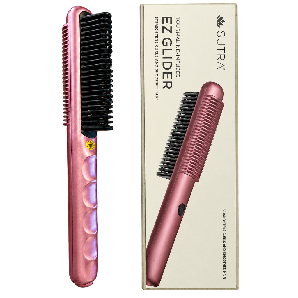 Tourmaline-Infused EZ Glider Brush - Plum