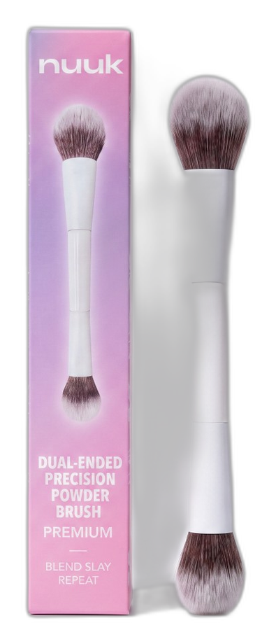 Dual-Ended Precision Powder Brush Premium